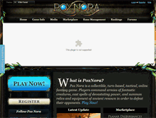 Tablet Screenshot of poxnora.com